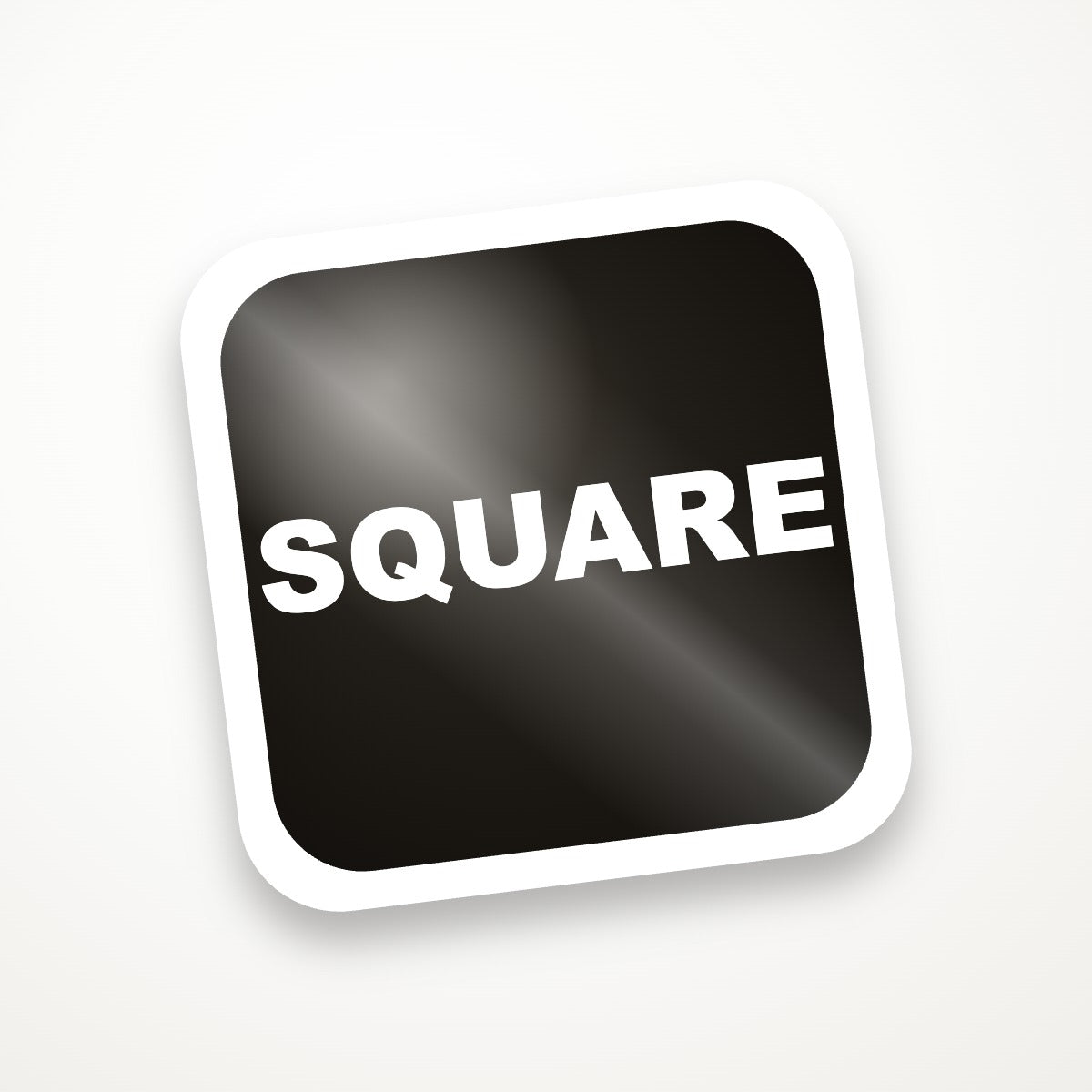 Square sticker