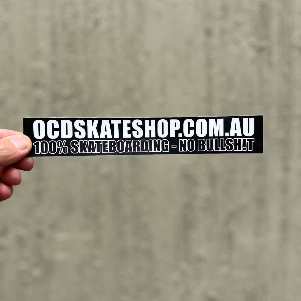 ocd-skatehop-no-bullshit-matte-sticker