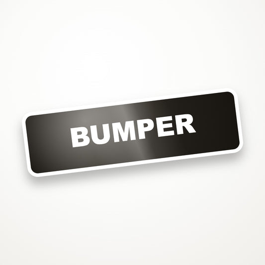 bumper sticker place holder