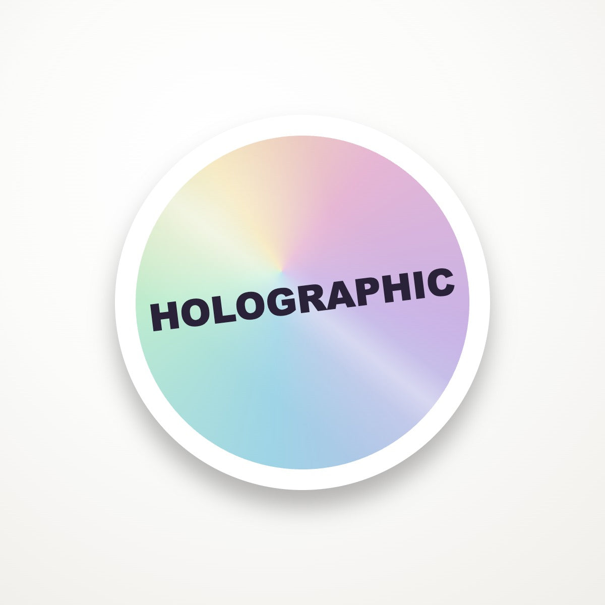 holographic sticker place holder